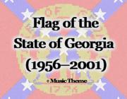 GEORGIA STATE FLAG (PRE 2001) AND SONG - (BY MARSHALL E. BROWN)