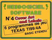 HEBDOGICIEL N.4 - ETENDU GAMES (COVER AND LABEL)
