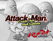 ATTACK-MAN - (COVER AND LABEL)