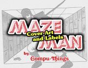 MAZE MAN - BOX AND LABELS - (FROM COMPU-THINGS)