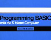 PROGRAMMING BASIC WITH THE TI HOME COMPUTER