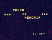 PROVA DI MEMORIA (TESTMEM) - (BY GEY)