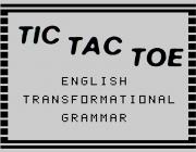 TIC TAC TOE (ENGLISH TRANFORMATIONAL GRAMMAR) - (BY J. TORDJEMAN)