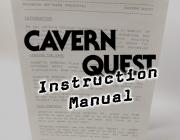 CAVERN QUEST - INSTRUCTION MANUAL