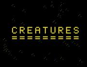 CREATURES - (FROM LANTERN SOFTWARE)