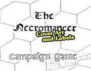 THE NECROMANCER CAMPAIGN GAME - COVER AND LABEL