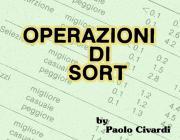 OPERAZIONI DI SORT - (BY PAOLO CIVARDI)