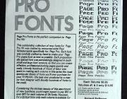 PAGE PRO PICS AND FONTS