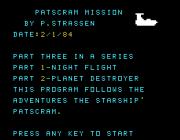 PATSCRAM MISSION
