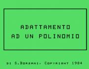 ADATTAMENTO AD UN POLINOMIO - (BY SERGIO BORSANI)