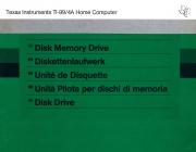 DISK MEMORY DRIVE - PHP1250/1850 - MANUALE DI ISTRUZIONI (EU)