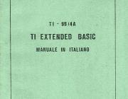 TI EXTENDED BASIC (MANUALE ITALIANO)